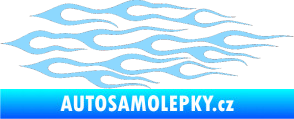 Samolepka Plameny 038 světle modrá