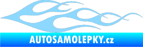 Samolepka Plameny 057 světle modrá