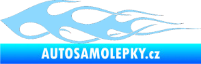 Samolepka Plameny 099 světle modrá