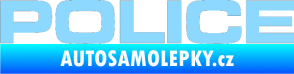 Samolepka Police světle modrá