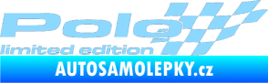 Samolepka Polo limited edition pravá světle modrá