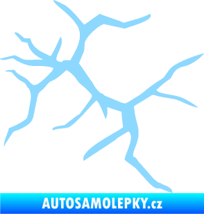 Samolepka Prasklina 007 světle modrá