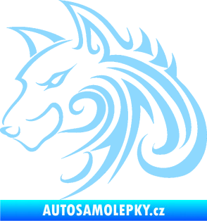 Samolepka Predator tattoo 001 levá světle modrá