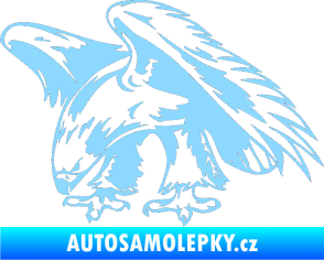 Samolepka Predators 001 levá orel světle modrá