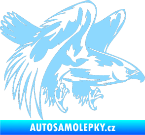 Samolepka Predators 034 pravá světle modrá