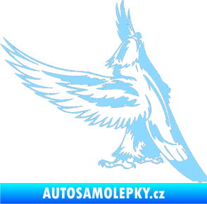 Samolepka Predators 054 levá orel světle modrá