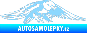 Samolepka Predators 074 pravá světle modrá