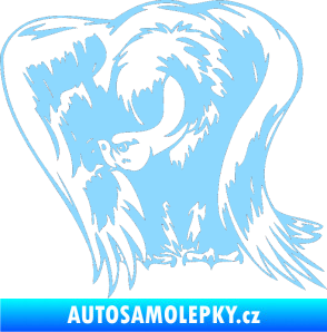 Samolepka Predators 083 levá sup světle modrá