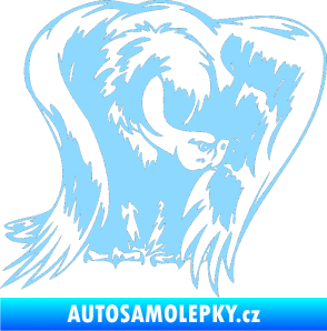 Samolepka Predators 083 pravá sup světle modrá