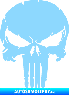Samolepka Punisher 004 světle modrá