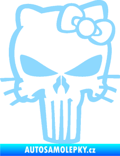 Samolepka Punisher 006 Kitty světle modrá