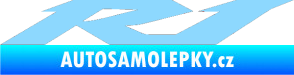 Samolepka R1 001 světle modrá