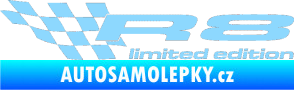 Samolepka R8 limited edition levá světle modrá