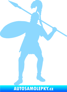 Samolepka Římský voják levá světle modrá