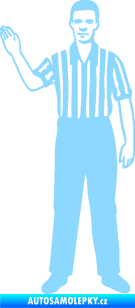 Samolepka Rozhodčí 001 levá světle modrá