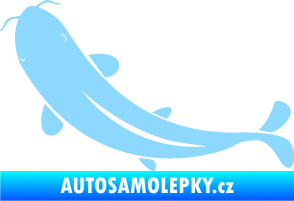 Samolepka Ryba 001 levá světle modrá