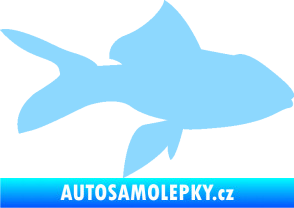 Samolepka Ryba 002 pravá světle modrá