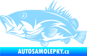 Samolepka Ryba 004 levá světle modrá