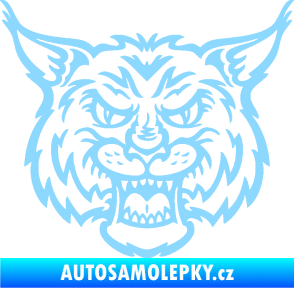 Samolepka Rys 001 světle modrá