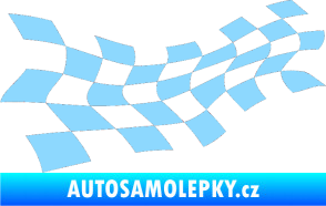 Samolepka Šachovnice 017 světle modrá