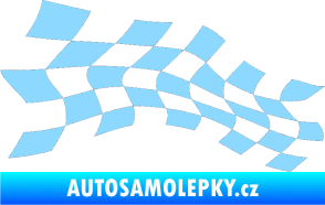Samolepka Šachovnice 019 světle modrá