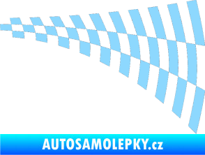 Samolepka Šachovnice 047 světle modrá