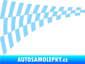 Samolepka Šachovnice 048 světle modrá