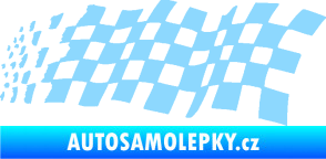 Samolepka Šachovnice 083 světle modrá