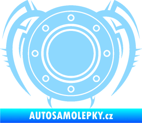 Samolepka Samolepka na víčko od nádrže 001 světle modrá