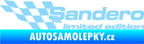 Samolepka Sandero limited edition levá světle modrá