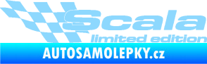 Samolepka Scala limited edition levá světle modrá