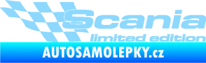 Samolepka Scania limited edition levá světle modrá