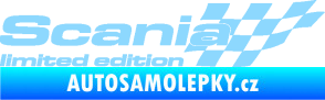 Samolepka Scania limited edition pravá světle modrá