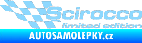 Samolepka Scirocco limited edition levá světle modrá