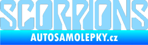 Samolepka Scorpions světle modrá