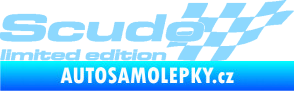Samolepka Scudo limited edition pravá světle modrá