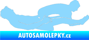 Samolepka Sexy siluety 029 světle modrá