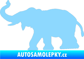 Samolepka Slon 021 levá světle modrá
