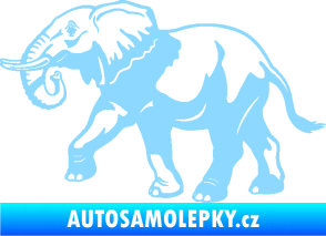 Samolepka Slon 028 levá světle modrá