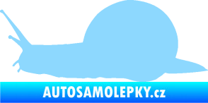 Samolepka Šnek 001 levá světle modrá