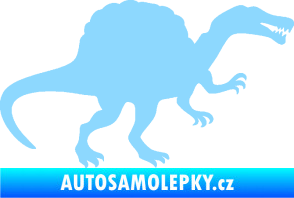 Samolepka Spinosaurus 001 pravá světle modrá