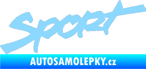 Samolepka Sport 001 světle modrá