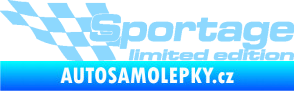 Samolepka Sportage limited edition levá světle modrá