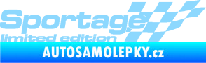 Samolepka Sportage limited edition pravá světle modrá