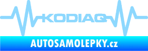 Samolepka Srdeční tep 071 Kodiaq světle modrá