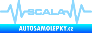 Samolepka Srdeční tep 075 Scala světle modrá