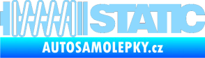 Samolepka Static 001 světle modrá