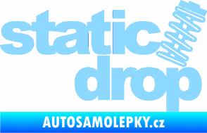Samolepka Static drop 001 JDM styl světle modrá