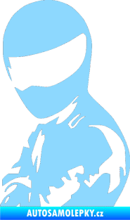 Samolepka Stig levá světle modrá