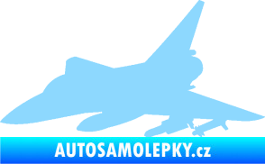 Samolepka Stíhací letoun 005 levá světle modrá